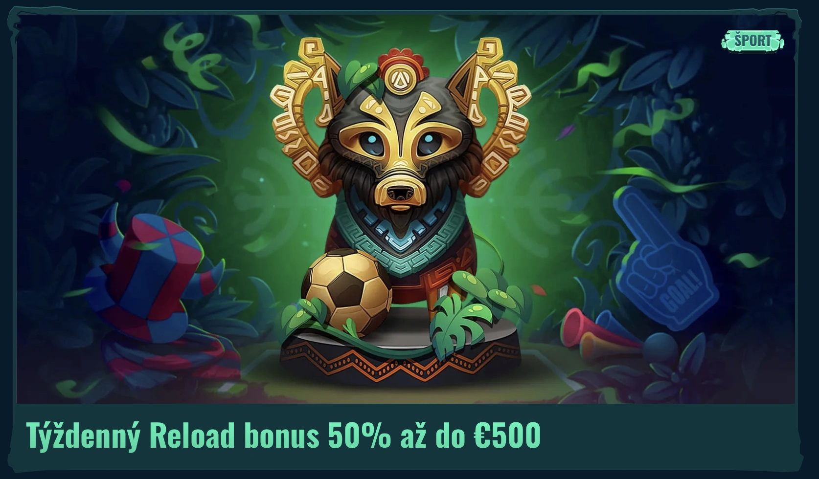 týždenný reload bonus