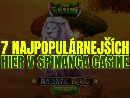 7 najpopulárnejších hier v Spinanga Casine za júl 2025!