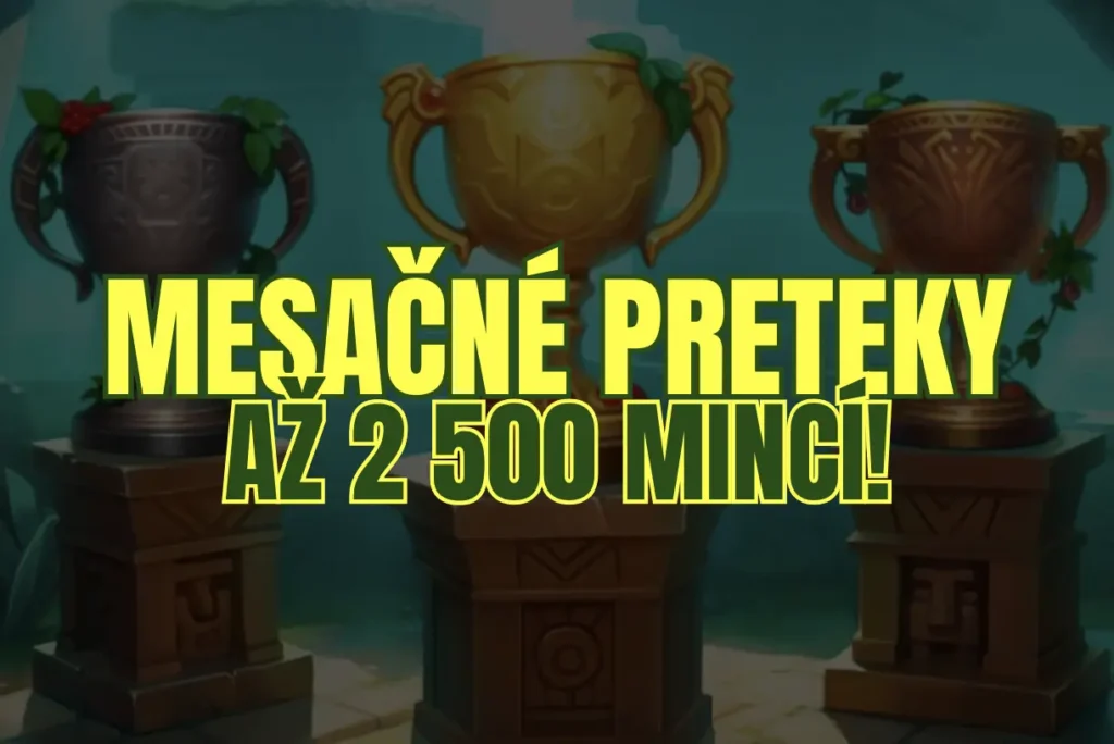 Mesačné preteky v Spinanga Casine s prize poolom v hodnote 2 500 mincí!