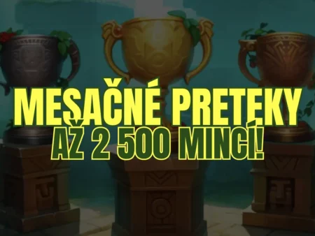 Mesačné preteky v Spinanga Casine s prize poolom v hodnote 2 500 mincí!