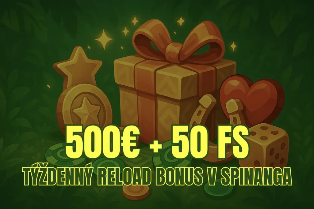 Týždenný reload bonus v Spinanga Casino