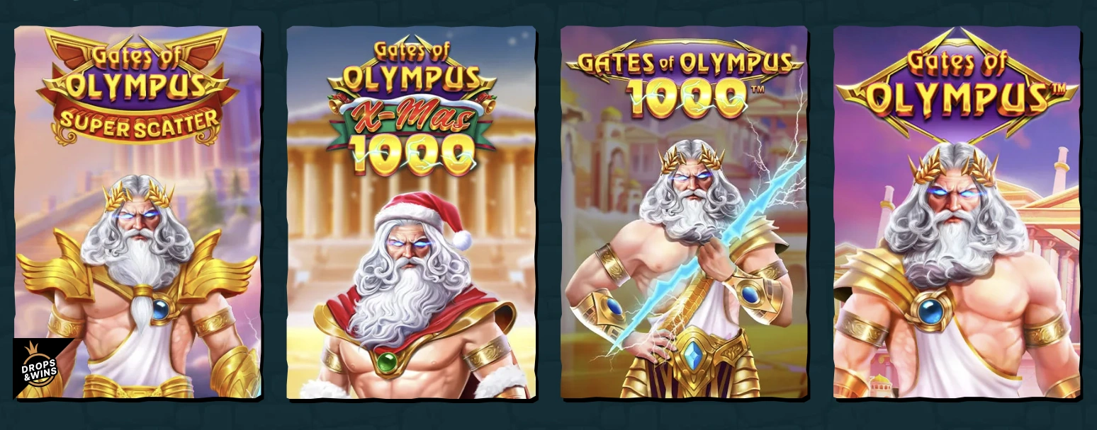 Verzie hry Gates of Olympus