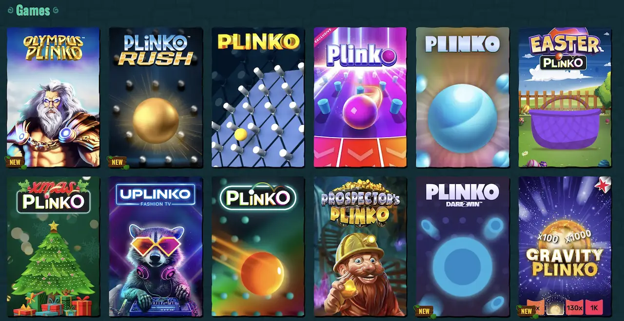 Spinanga Casino hry