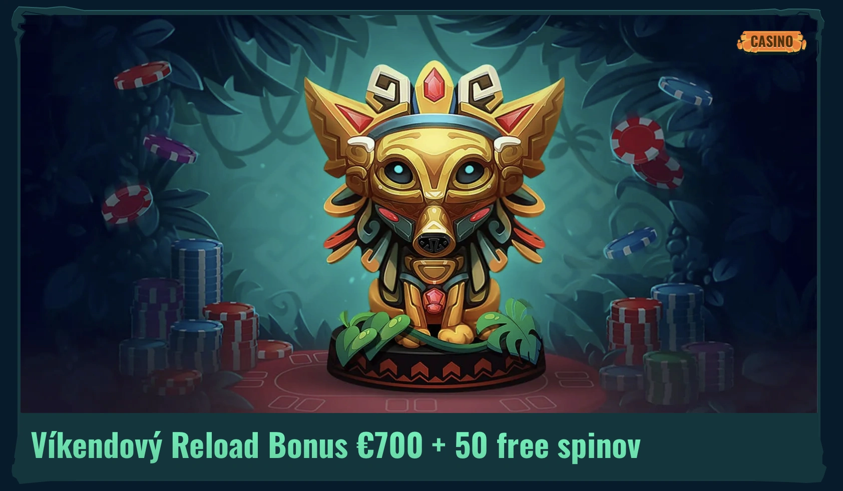 víkendový reload bonus od Spinanga Casina